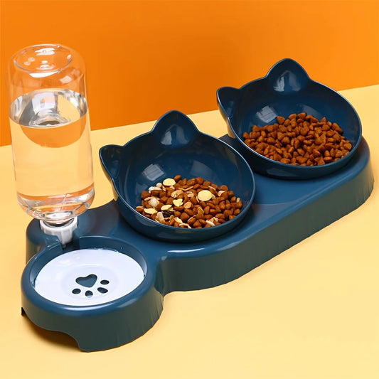 Tazones para Mascotas con Dispensador de Agu